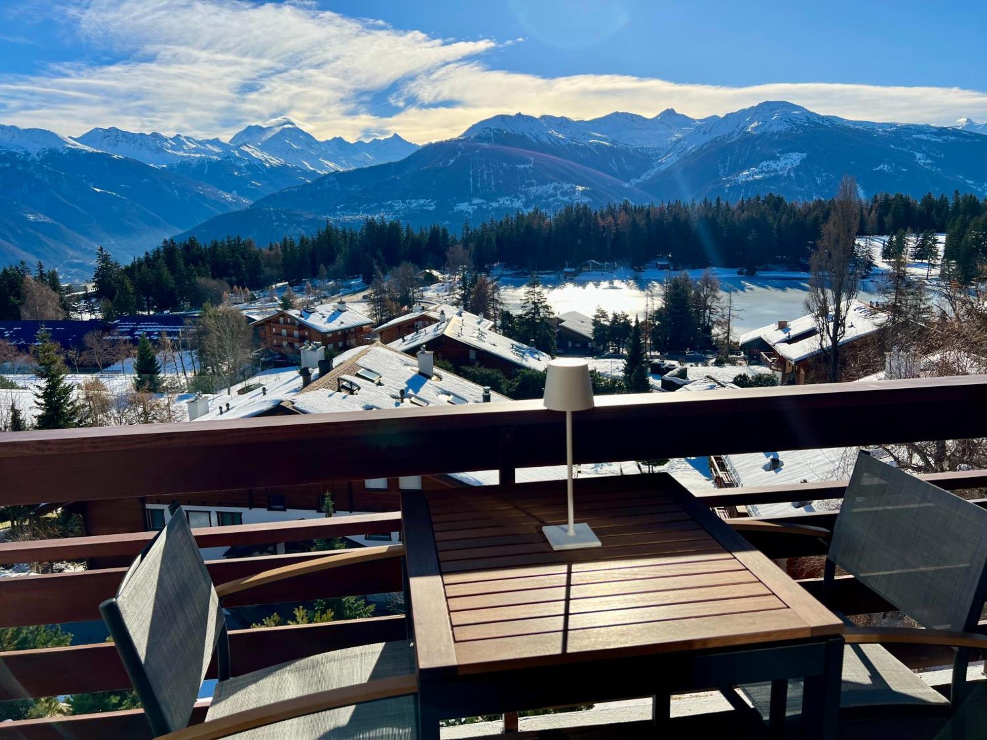 Appartement Magnifique Attique Avec Vue Sur Le De La Moubra Crans-Montana